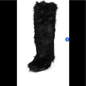 Jeffrey Campbell “FLUFFY-OK” Wedge Boots